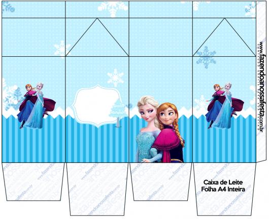 Kit festa Frozen para imprimir