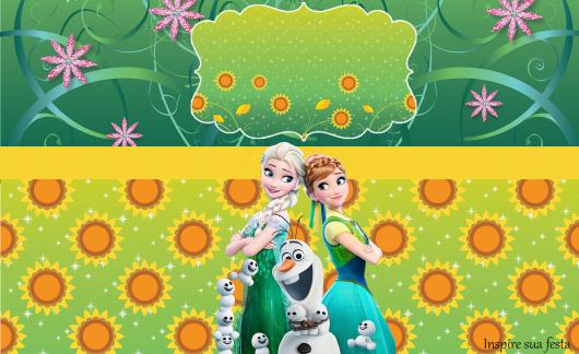 Kit festa Frozen Fever para imprimir