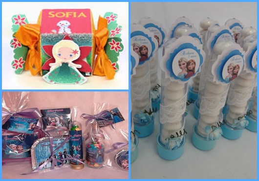 Kit festa Frozen montado