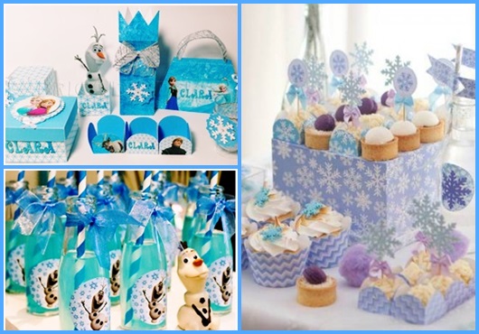 Kit festa Frozen montado