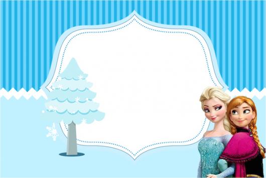 Kit festa Frozen para imprimir