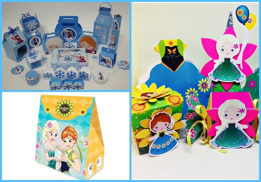 Kit festa Frozen montado