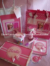 Lembrancinha da Barbie marmita personalizada