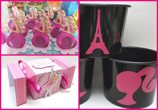 Lembrancinha da barbie inspirações