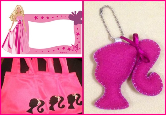 Lembrancinha da barbie inspirações