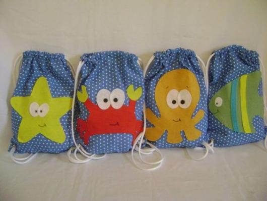 Lembrancinha Pequena Sereia de Feltro: Saquinho surpresa