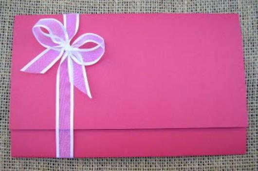 Papel para convite: convite rosa em papel color plus