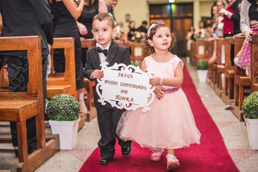 Plaquinha para casamento evangélico