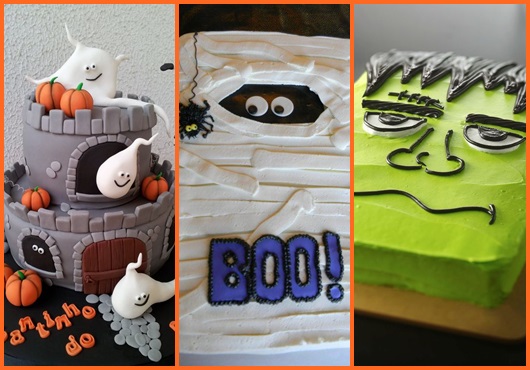 Bolo Halloween inspirações