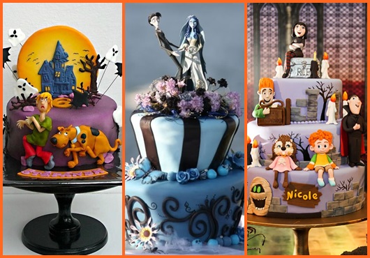 Bolo Halloween inspirações