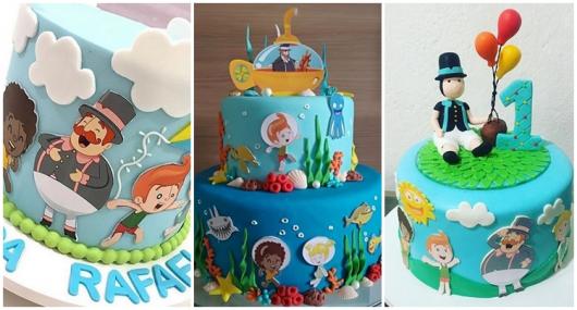 ideias bolos decorados com pasta americana