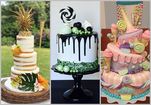 Bolos diferentes inspirações