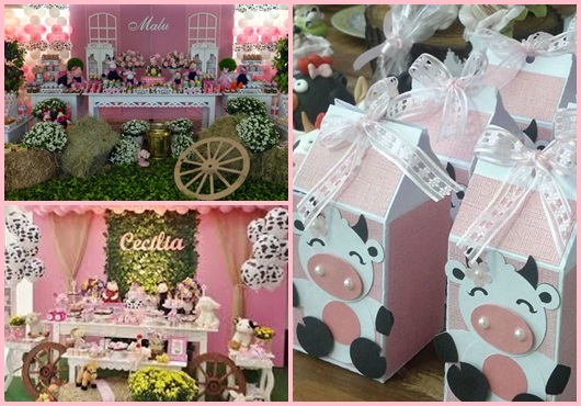 Festa fazendinha rosa inspirações de decoração