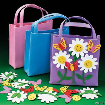 Lembrancinhas Primavera sacola surpresa personalizada com flores