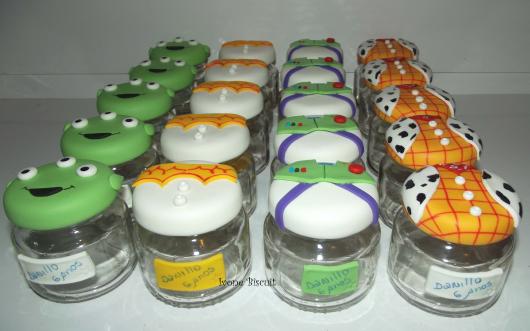 Tampinhas de biscuit com tema Toy Story
