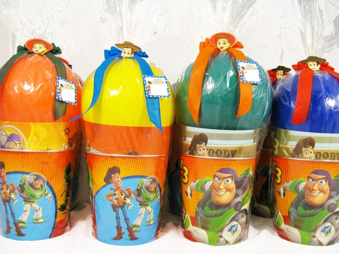 Copos como lembrancinhas Toy Story personalizadas