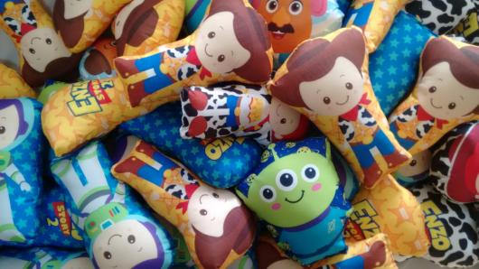 Almofadinhas personalizadas dos personagens de Toy Story