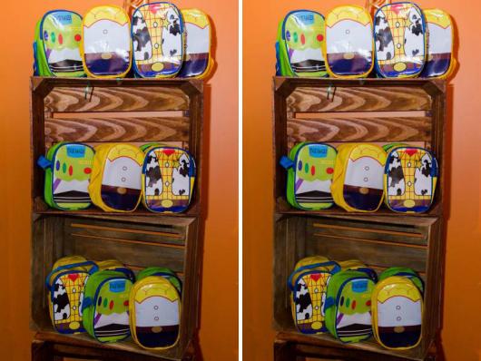 Bolsas variadas do Toy Story para dar de lembrancinhas