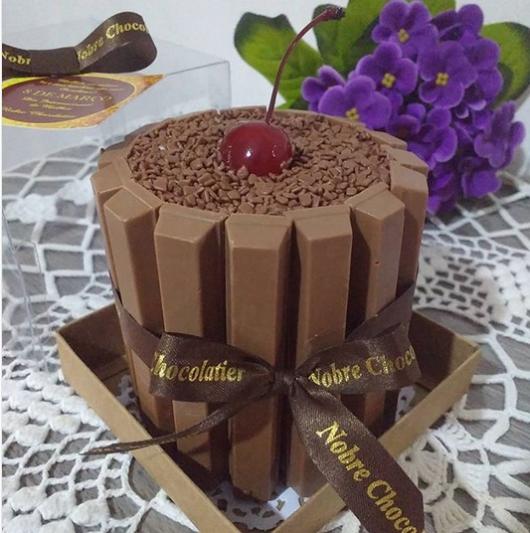 mini bolo Kit Kat