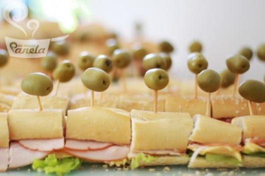 Cardápio para Chá Bar: Sanduíche de frios