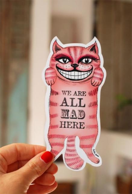 Convite Alice no País das Maravilhas: Gato risonho