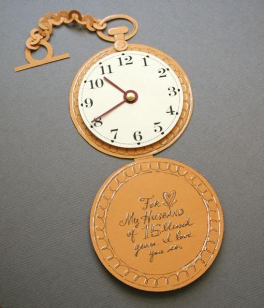 Convite Alice no País das Maravilhas: Relógio