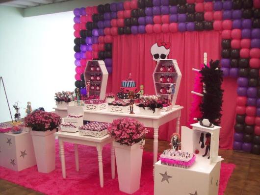 festa monster high decoração provençal