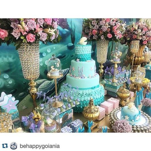 Festa Sereia: Luxo com flores