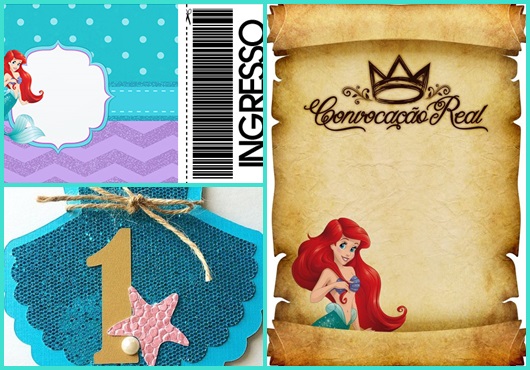 Festa Sereia: Convites para se inspirar