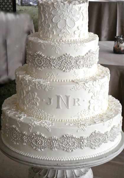 Bolos mais lindos do mundo: Bolo para casamento branco