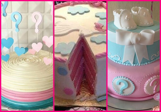 Chá Revelação: Modelos de bolos