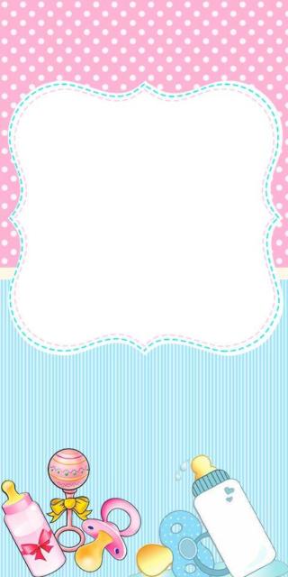 Chá Revelação: Convite cartão