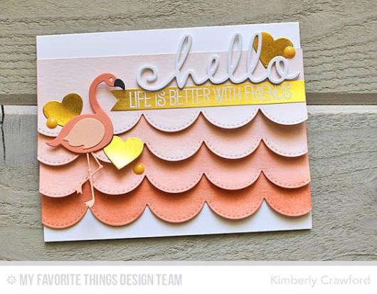 Festa Flamingo: Convite scrapbook