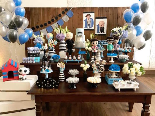 Festa Poderoso Chefinho: Decoração com móveis rústicos