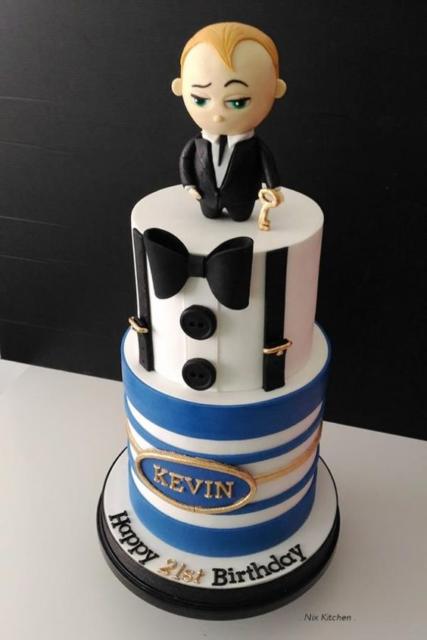 Festa Poderoso Chefinho: Bolo com gravata