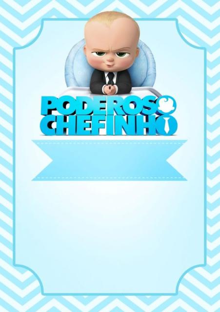 Festa Poderoso Chefinho: Convite