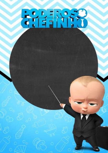 Festa Poderoso Chefinho: Convite cartão