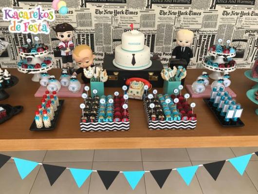 Festa Poderoso Chefinho: Decoração com bonecos de feltro