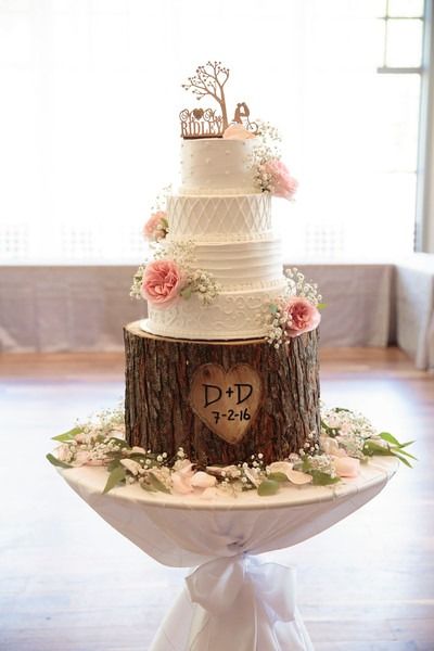 Bolo Rústico: Para casamento com andar estilo madeira