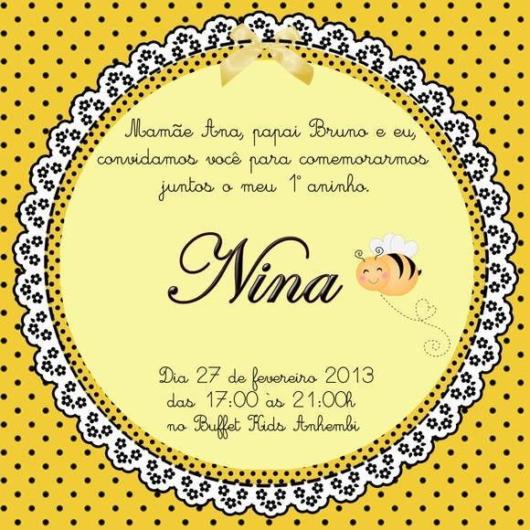 convite abelha digital