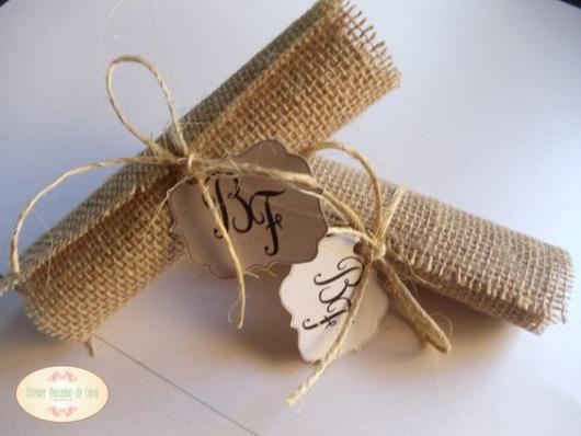 Convite Pergaminho: Casamento