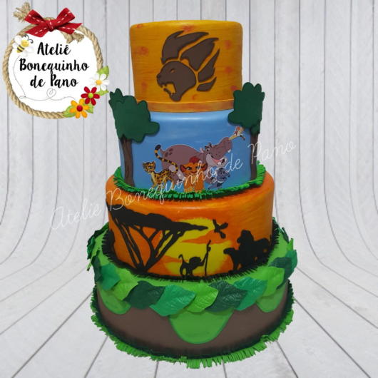 Bolo Rei Leão versão luxo