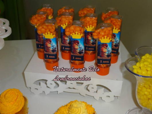 Lembrancinha Festa Rei Leão tubete