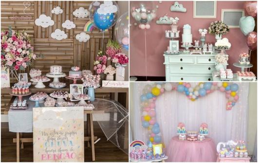 ideias para chá de bebê rosa