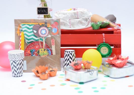 Festa na caixa infantil: simples