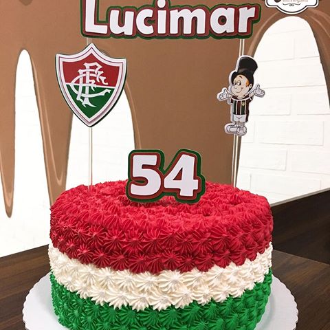 Bolo do Fluminense – 60 Modelos incríveis com a decoração do time!