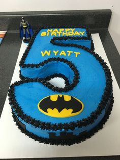 Bolo de número: Batman