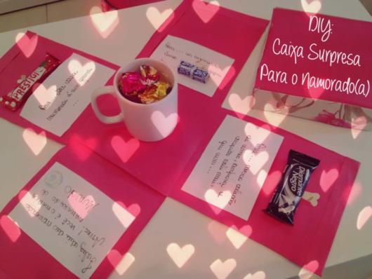 Surpresa para namorada: simples kit café da manhã