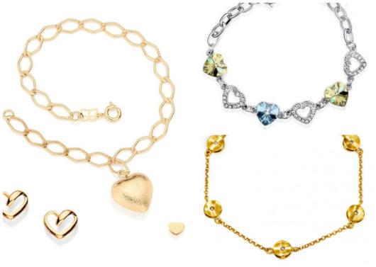 pulseiras de variadas cores, bem como materiais