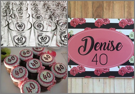Festa 40 anos masculina: lembrancinhas